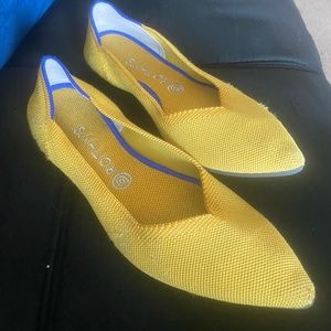 Yellow Rothy's- size 10